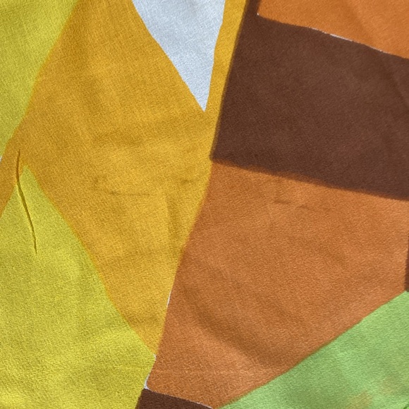 Vintage P.A.S. Mid Century Color Square Scarf - Picture 9 of 10